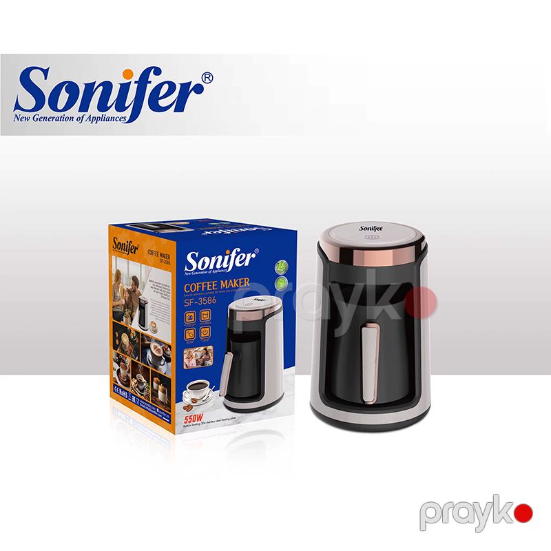 Sonifer sf-3586 Kofe maşını Sensorlu Eakran elektrik qəhvə dəmləyicisi Ərəb Üslublu Qəhvə Maşını — Digər mətbəx texnikası, Bakı (4)