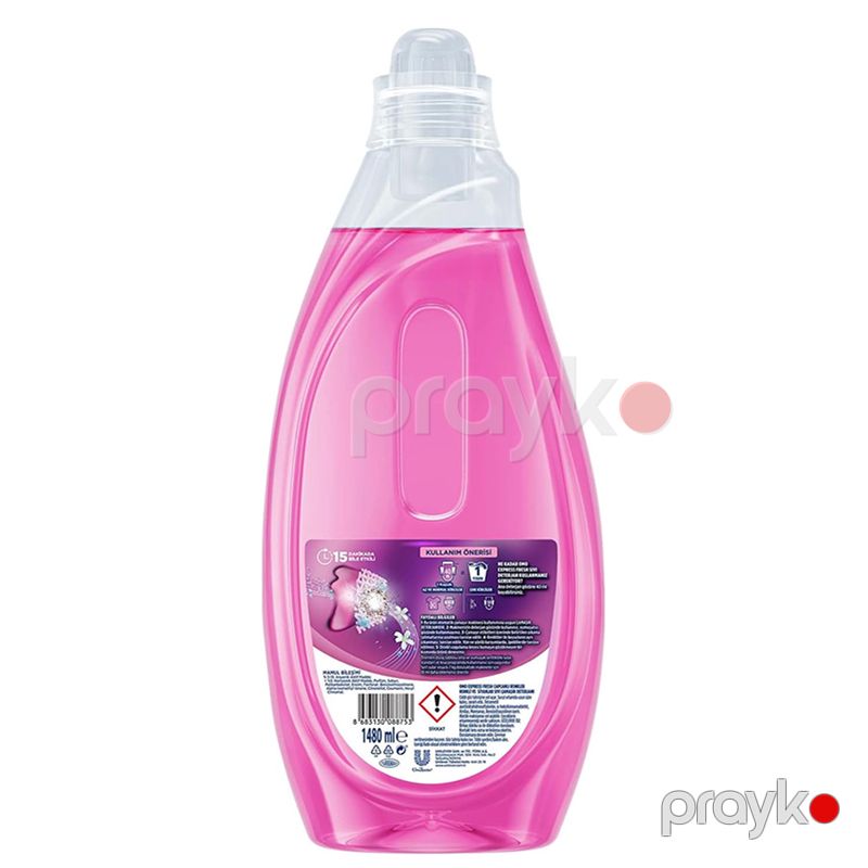 Omo Express Fresh Canlı Rənglər Rənglər və Qaralar 1.480 Ml 15 Deqiqədə Etkili Paltar Yuyucu Vasitə Sıvı Deterjan — Mallar, Bakı (6)