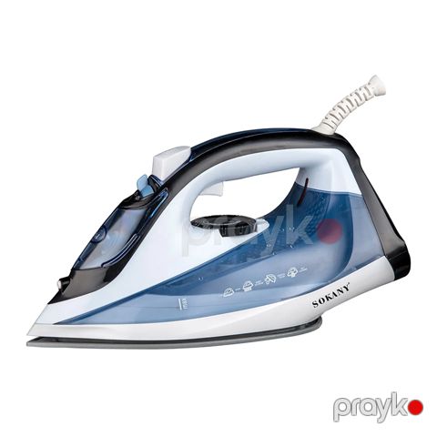 Sokany SK-11026 Elektrikli Buxarlı Ütü Keramika Altlıqlı Buxarlı Ütü 2100 W — Bakı