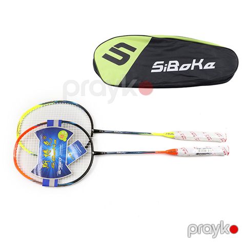 Raketka Dəsti Badminton Üçün Siboka Raketka Rengli Yüksək Keyfiyyətli Badminton Raketkası Dəsti — Bakı