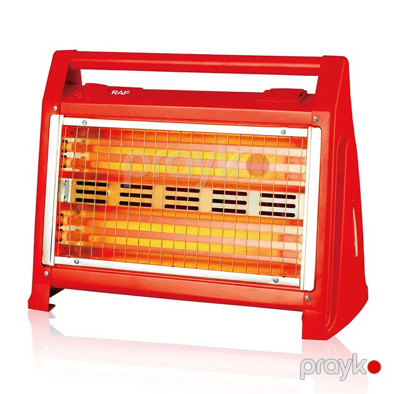 Elektrikli 2400 Watt Qtaq Qızdırıcılar Qırmızı Rengli Kvadrat Dğşəmə Qızdırıcısı RAF R.1175 Portativ İsidici Kumtel — Isıtıcılar və isı ventilatorları, Bakı (2)