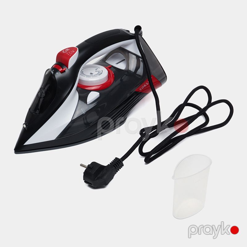 Yüksək Keyfiyyətli Sokany Buxarlı Ütü Sk-285 Anti-Calc Özünü Təmizləmə Sistemi Professional Buxarlı Ütü 350 Ml — Ev texnikası, Bakı (8)