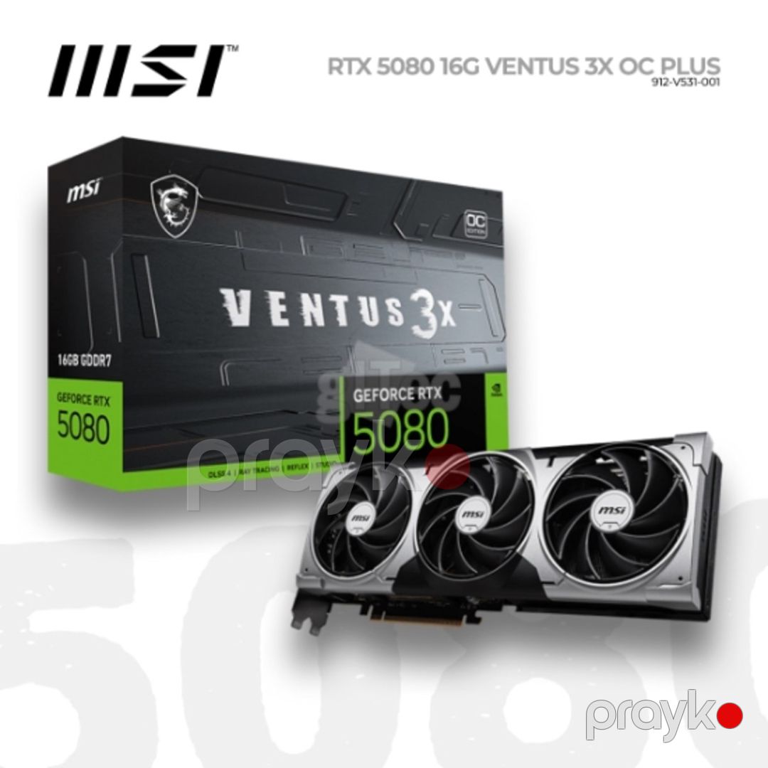 MSI GeForce RTX 5080 16GB GDDR7 Ventus 3X OC — Kompüterlər və noutbuklar, Bakı (2)