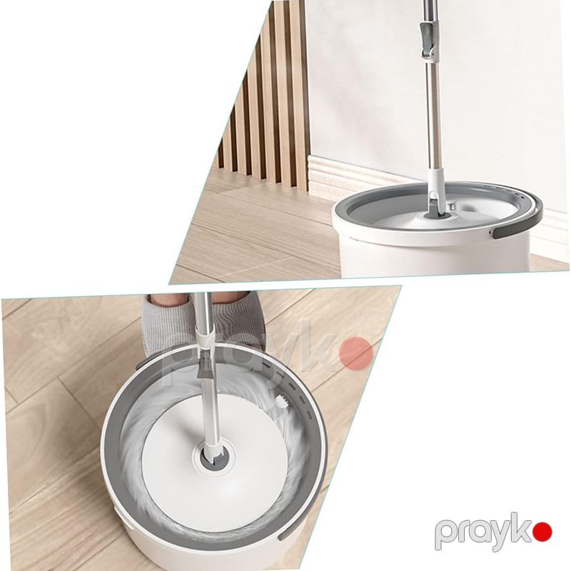 Uthclo Disk Paspas Döşəmə Təmizləyici Mikrofiber Mop Döşəmə Təmizləmə Fırçası Mop — Mallar, Bakı (3)