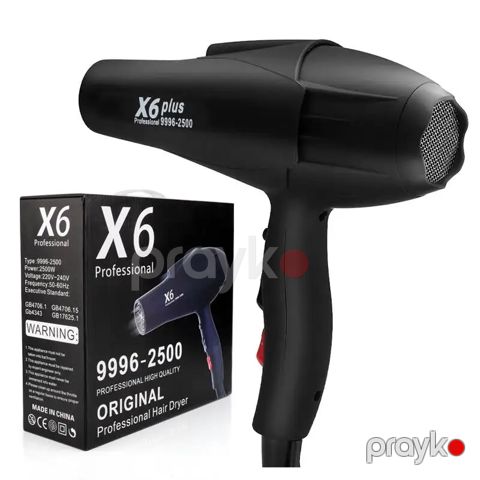 X6 Resuxi Professional 2500W Yüksək Temperaturlu Saç Qurutma Feni Salon Istifadəsi Üçün Uyğun Mənfi İonlu Elektrikli Hava Feni — Bakı