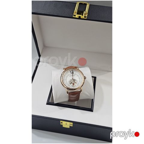 Qol saatı kişilər üçün Grm-04 White/Brown — Bakı