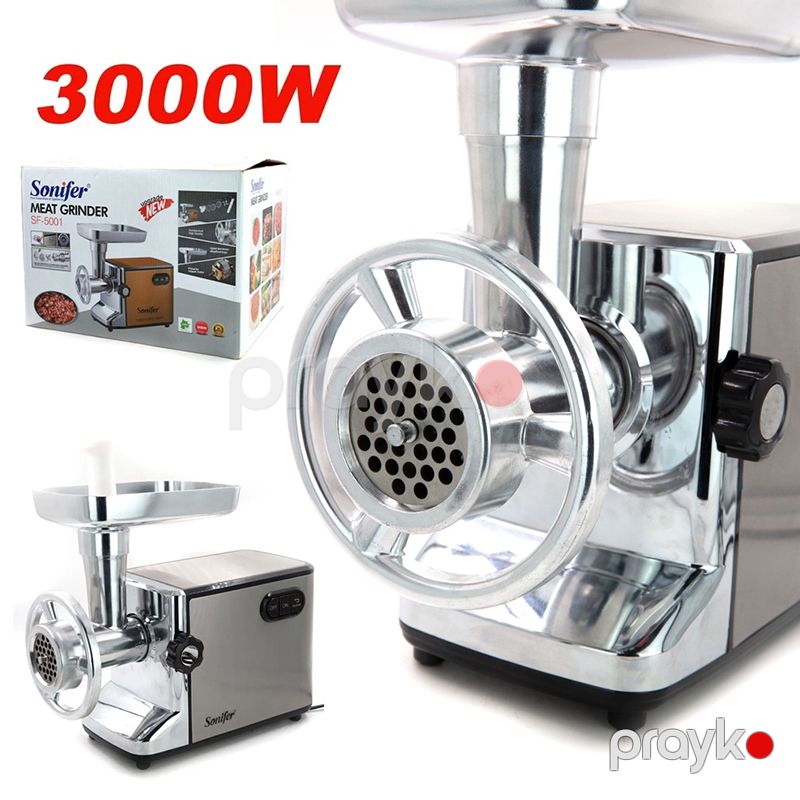 Sonifer SF5001 3000W Ətçəkən Paslanmayan Polad Ət çəkən Çox funksiyalı Sonifer SF-5001 — Digər mətbəx texnikası, Bakı (4)