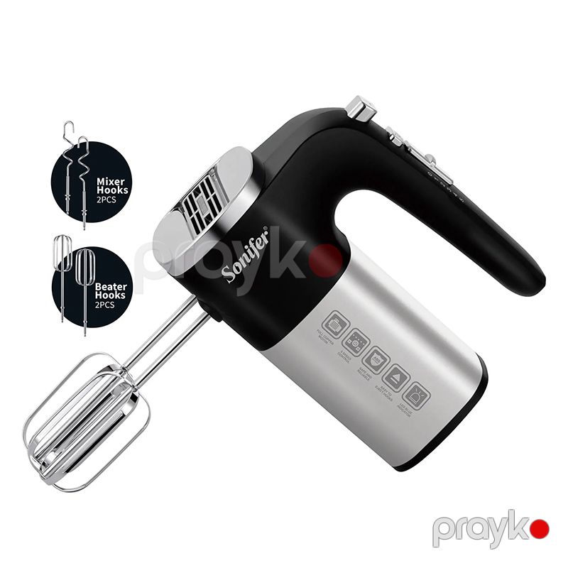 Sonifer SF-7077 Çoxfunksiyalı Mikser Beş Sürətli Mikser Paslanmaz Polad Mikser 500 W — Blenderlər, xırdalayanlar və mikserlər, Bakı (3)