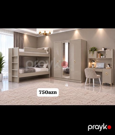 Uşaq/yeniyetmə otağı üçün komplekt mebel dəsti Dəst seçimi 1 – 750 — Digah