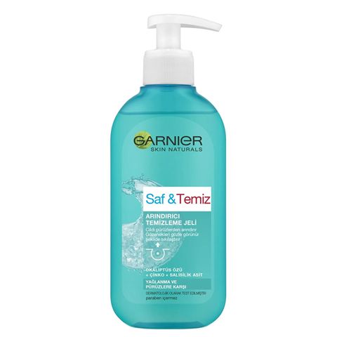 Garnier Saf & Temiz Temizleme Jeli 200 Ml El Kremi Karmadan Yağlı Dəriler Üçün — Bakı