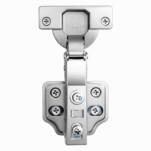 Mebel üçün yarım dəvə məntəşə Higold 7514, metal, gümüşü, 6x10x1 sm — Bakı