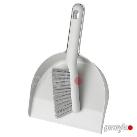 Xəkəndaz ilə fırça IKEA Pepprig 26x18x8 sm, boz — Bakı