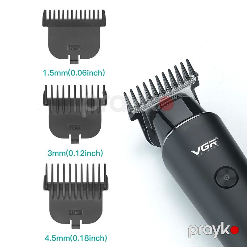 VGR V-933 Professional USB Şarj Edilən Saç Təraş Maşını Kişilər üçün Elektrik Simsiz Trimmer — Usturalar, trimmerler və epilyatorlar, Bakı (3)