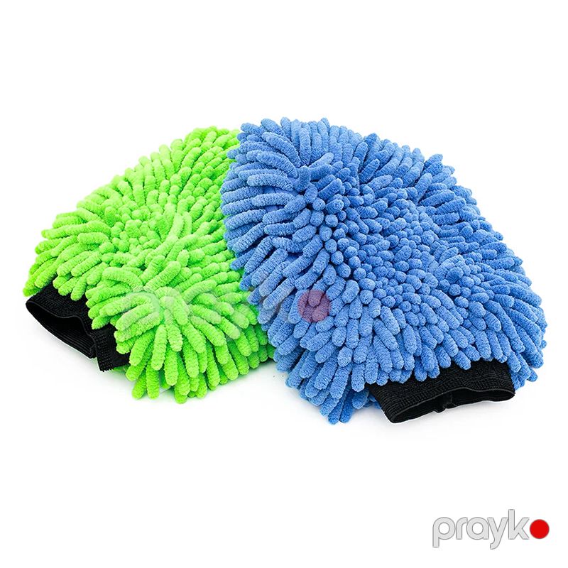 Avtomobil yumaq üçün süngər əlcək Microfiber Maşın Yuma Əlcəyi Qalın Avtomobil Təmizləmə Əlcəyi — Ehtiyat hissələri və aksesuarlar, Bakı (4)