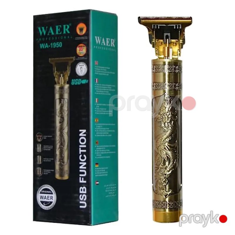 Orijinal Waer WA-1950 Professional Elektrik Saç Təraş Maşını USB Təkrar Doldurula Bilən Trimmer — Usturalar, trimmerler və epilyatorlar, Bakı (5)