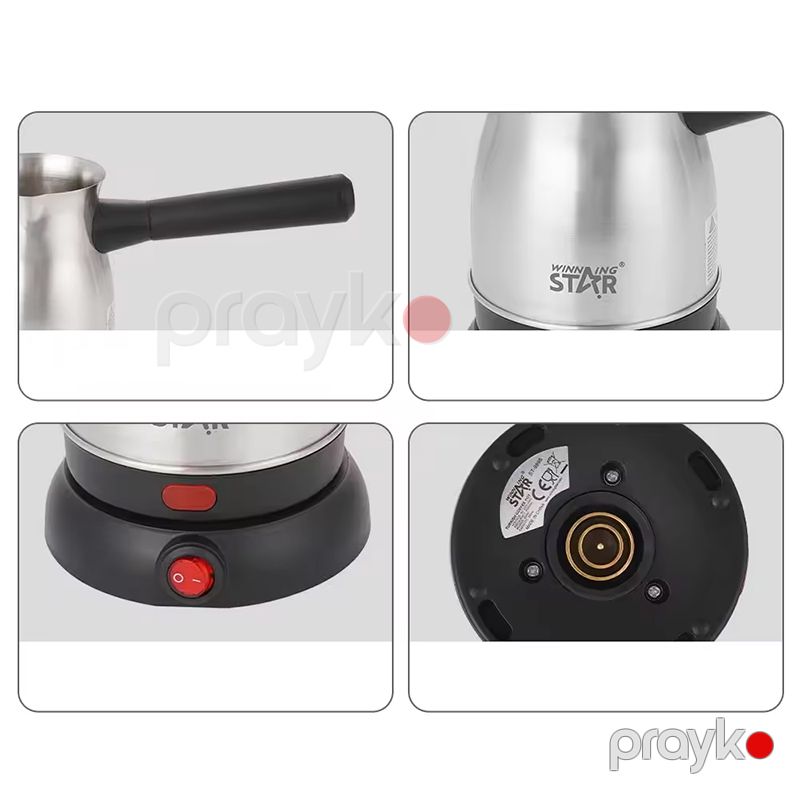Wınnıng Star ST-9895 Elektrikli Kofe Dəmləyən Maşın Türk Kofesi Hazırlayan Cəzvə 800W — Digər mətbəx texnikası, Bakı (5)