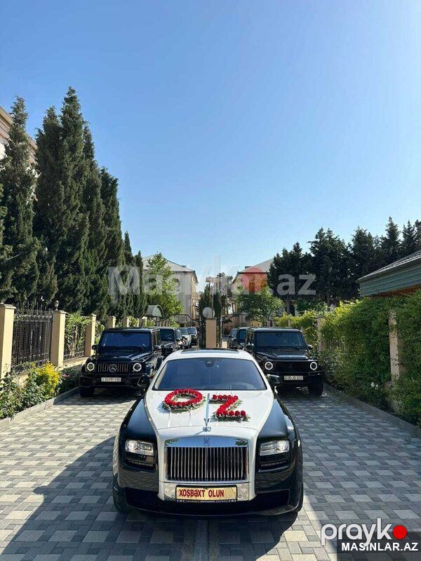 Rolls Royce ghost black, 2017 il — Minik avtomobili icarəsi, Bakı (8)