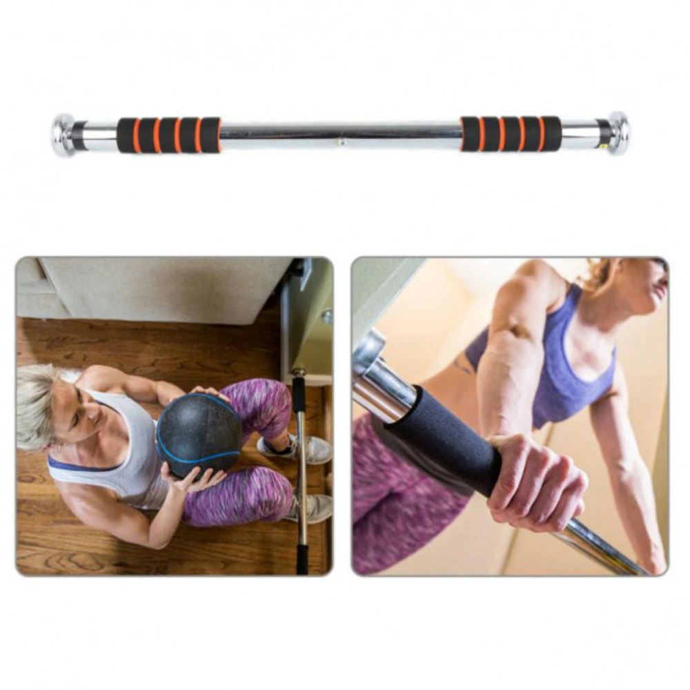 Qapı Arası Üçün Neopren Tutacaqlı 60-100 sm-lik Tənzimlənəbilən Polad Turnik Kiçik Hecimli Qapı Arası Turnik 150Kq — Fitness və simulyatorlar, Bakı (2)
