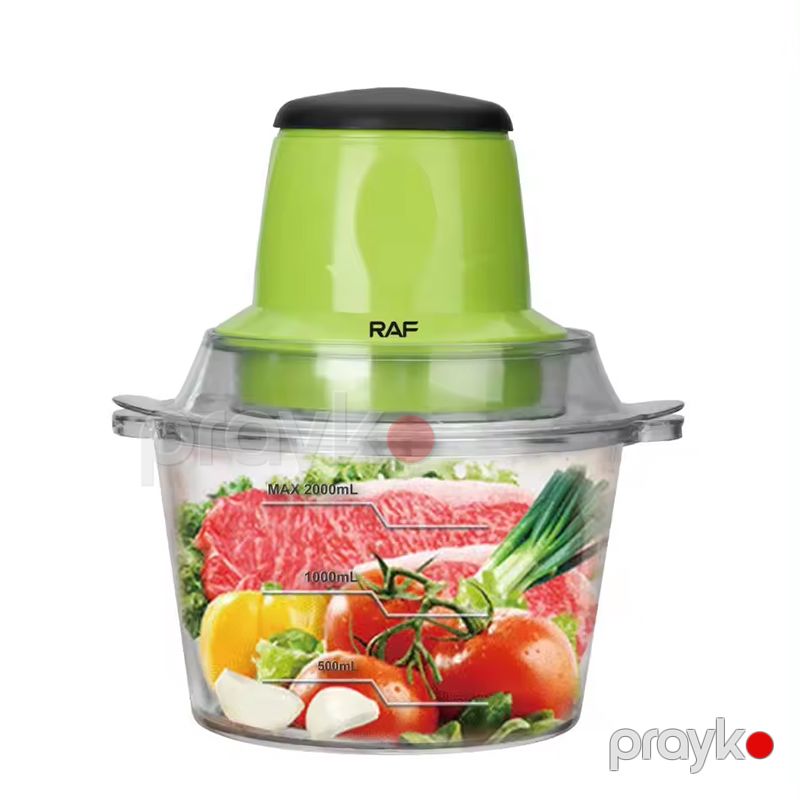 RAF R.7003 Çoxfunksiyalı Portativ Doğrayıcı Tərəvəz Doğrayıcı 250W Gücündə Mətbəx Doğrayıcısı Tutum 2L — Blenderlər, xırdalayanlar və mikserlər, Bakı (3)