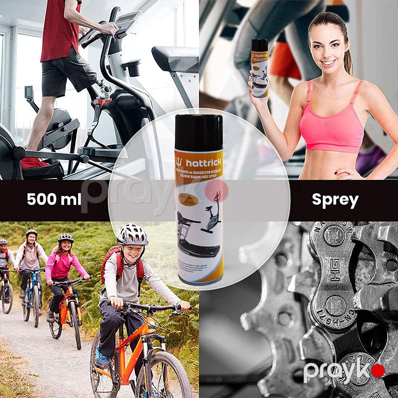 Hattrick Qaçış Aparatı (Beqavoy) Yağı Silikon Sprey 500 ml — İdman, hobi, istirahət, Bakı (3)