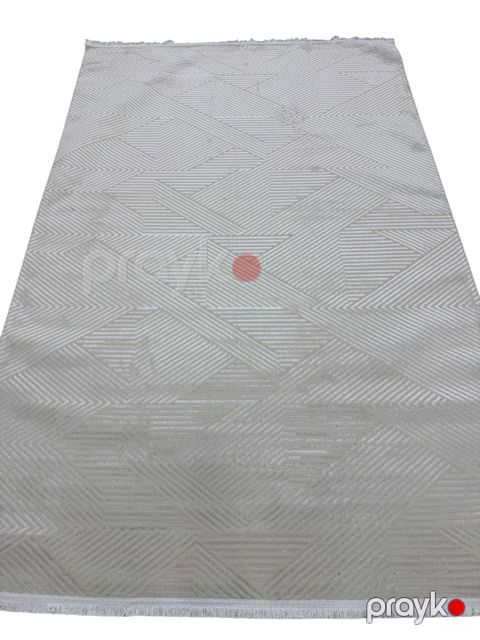 Xalça Skandinaviya N2, ipək/pambıq, bej, 100x200 sm — Bakı