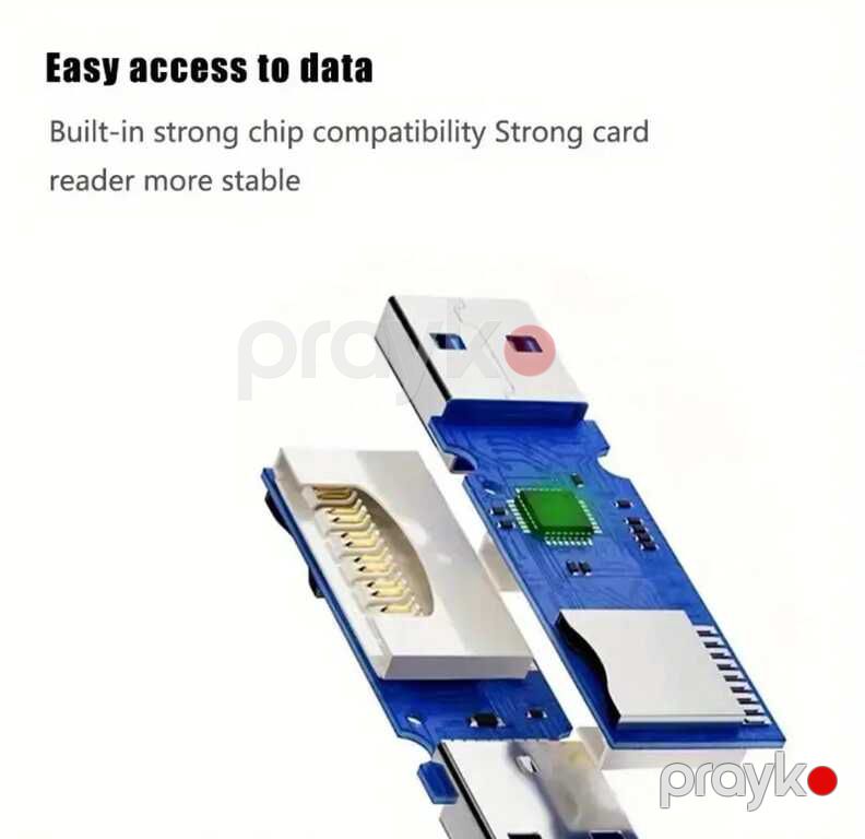 2-in-1 USB 3.0 MicroSD kart oxuyucu — Periferik cihazlar, Bakı (3)