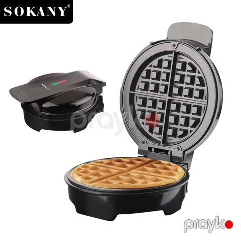 Sokany SK-519 Çoxfunksiyalı Elektrikli Toster Böyük Tutumlu Waffle Hazırlayıcı 1000 W — Bakı