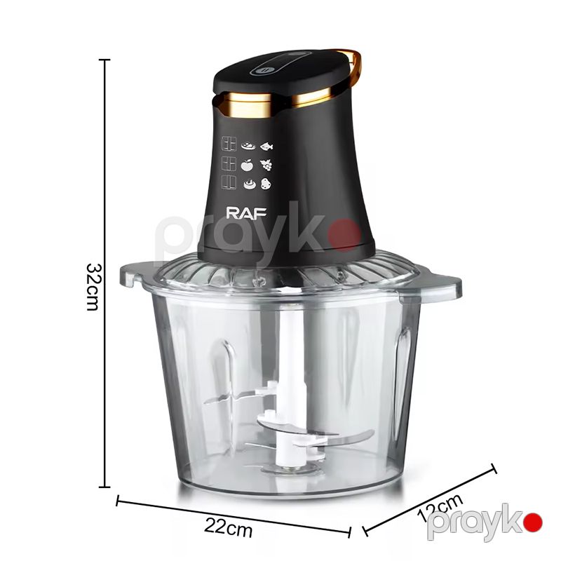 RAF R.7041 Elektrikli Doğrayıcı Meyvə Tərəvəz Ət Doğrayıcı 800W — Blenderlər, xırdalayanlar və mikserlər, Bakı (6)