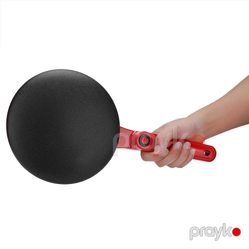 RAF Çoxfunksiyalı Elektrikli Krep Aləti Yapışmaz Qırmızı Rəngli Polad Pancake Krep Hazırlayan Maşın — Toster və vaflyasıcı, Bakı (5)