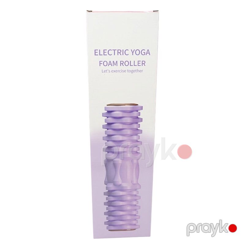 Vibrasiyalı Köpük Roller 35 sm Fitnes Çarxı Vibrasiyalı Əzələ masajçısı Yoga Pilates üçün Tətik Nöqtəsini Silinder — İdman, hobi, istirahət, Bakı (8)