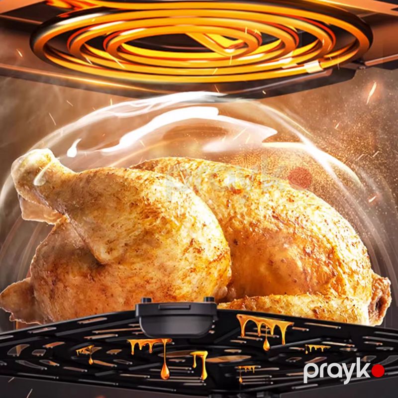 Sonifer SF-1030 Çoxfunksiyalı Sensorlu Ekranlı Elektrikli Qızardıcı 1700W Gücündə Airfryer Böyük Tutumlu 8L — Digər mətbəx texnikası, Bakı (4)