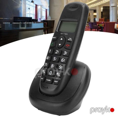 KX-T1901 Ev Otel Və Ofis İş Telefonu Divara Quraşdırıra Bilən Simsiz Ev Telefonu — Bakı