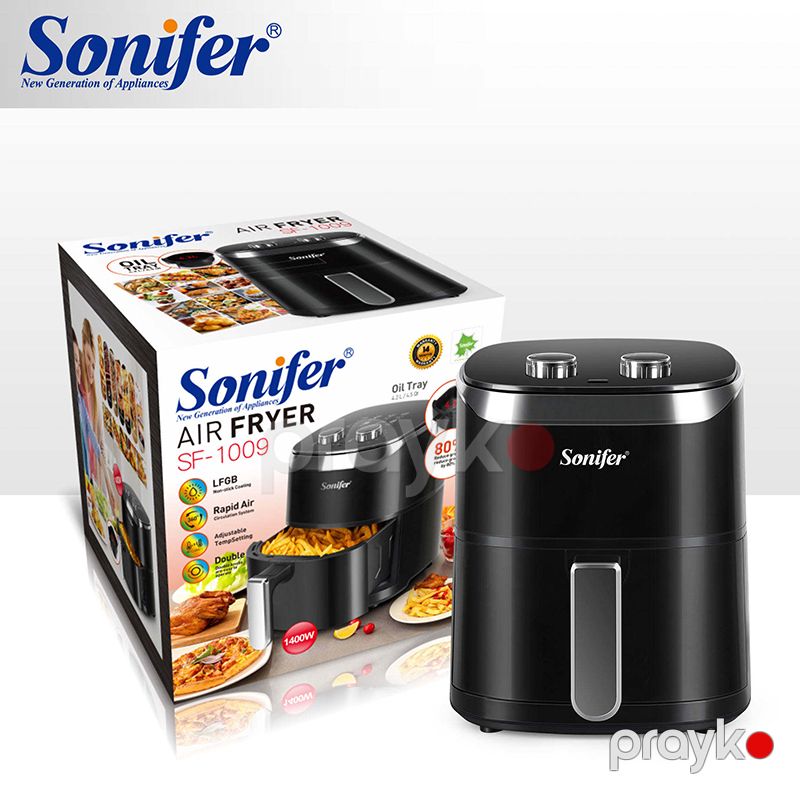 Sonifer SF-1009 Çoxfunksiyalı Qızardıcı Hava Fritöz 4.2L Tutumlu Airfryer 1400 W — Digər mətbəx texnikası, Bakı (6)