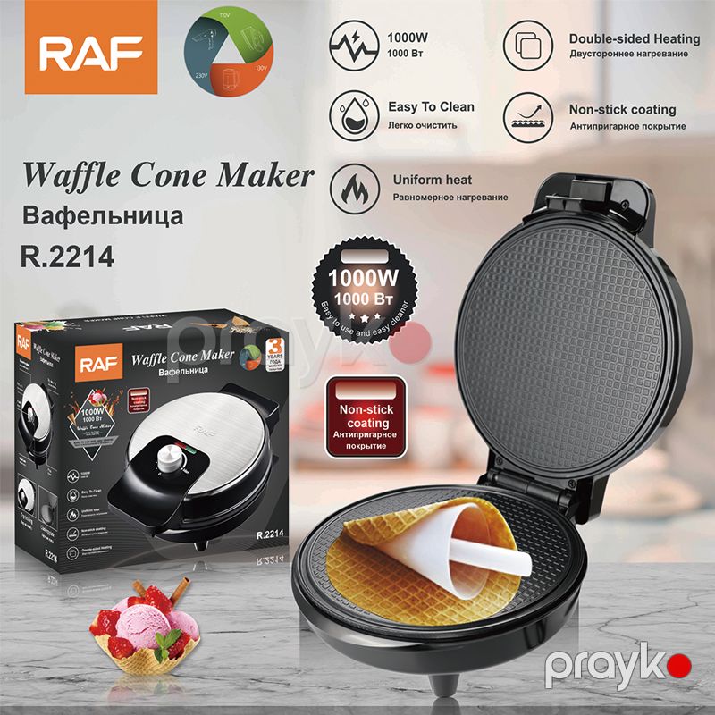 RAF R.2214 Vafli Cihazı Vafli Konusları Hazırlayan Maşın 1000W Gücə Məxsus Toster — Toster və vaflyasıcı, Bakı (6)