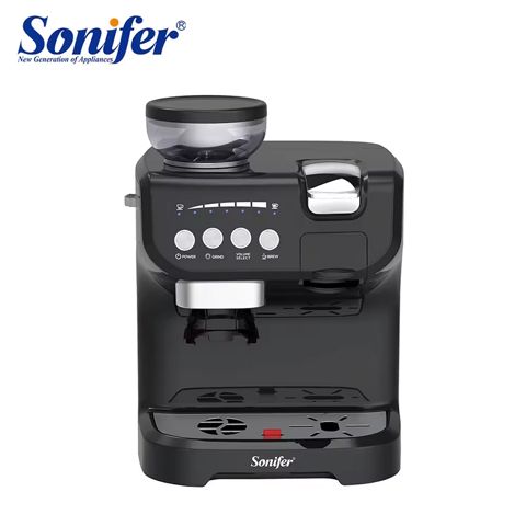Sonifer SF-3570 Çoxfunksiyalı Qəhvə Maşını Yüksək Keyfiyyətli Kappuçino Espresso Kofe Hazırlayan Aparat 1450 W — Mətbəx texnikası