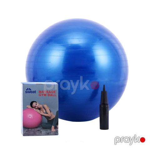 Pilates Topu Hava Nasosu Daxil 75sm Pilates Yoga Topu Jimnastik Topu 75sm Fitness, Yoga, Filates, Hamilelik Oturma Topu — Bakı