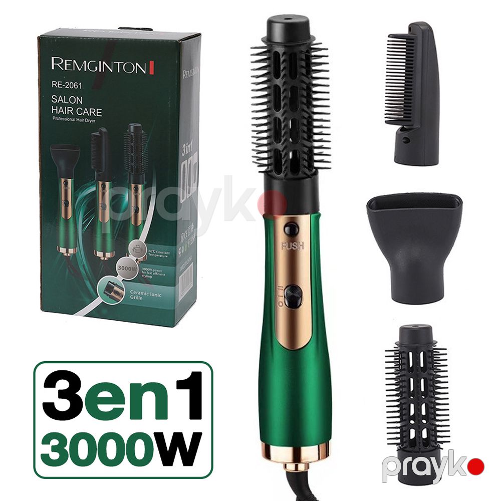 3-ü 1-də Çoxfunksiyalı Elektrikli Saç Feni İsti Hava Fırçası Mənfi İon Texnologiyalı Remilgton 2061 — Fən, Bakı (8)