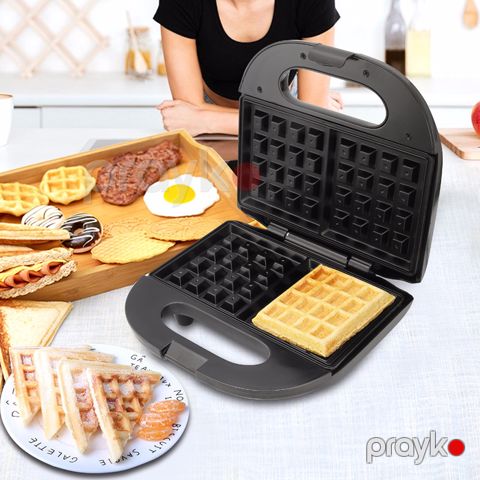 Sokany KJ-108 Səhər Yeməyi Üçün Çoxfunksiyalı Mətbəx Tosteri Vafli Hazırlayıcısı Mini Tost Bubble Waffle Maker 220V — Bakı