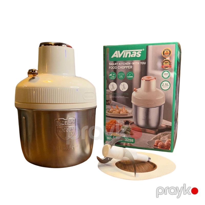 Avinas AV-325 S Doğrayıcı 1200W Güc 2.5 Litr Tutumlu Qab 2 Sürətli Doğrayıcı — Blenderlər, xırdalayanlar və mikserlər, Bakı (2)