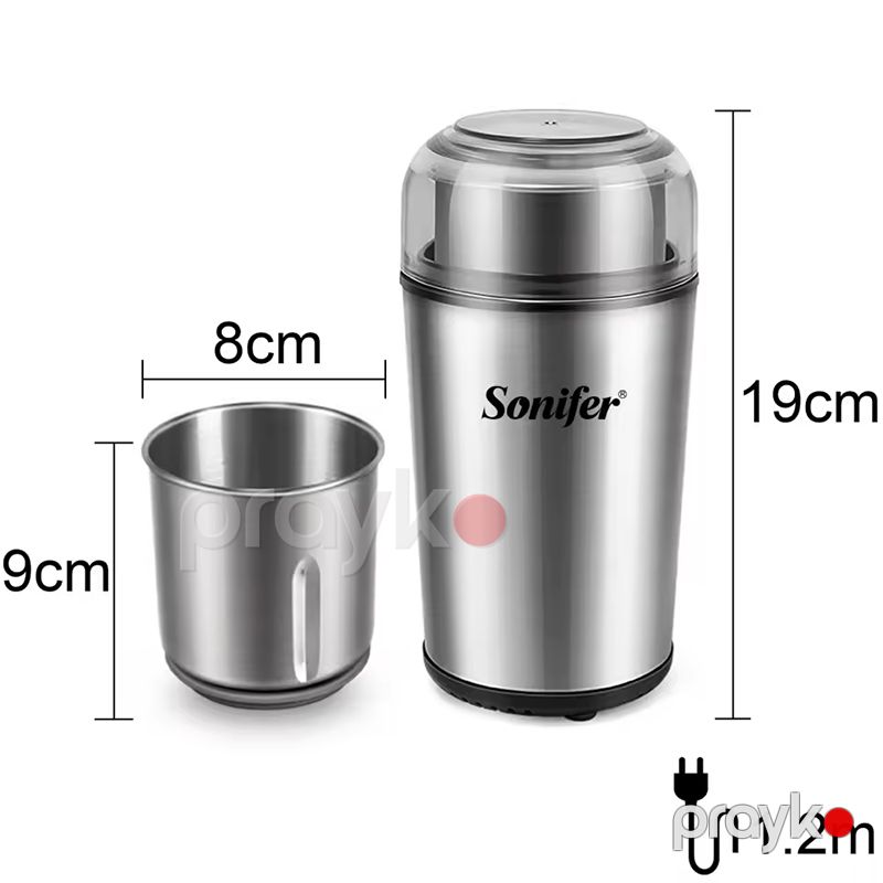 Sonifer SF-3552 Çoxfunksiyalı Üyüdücü Elektrikli Qəhvə Üyüdən Yüksək Keyfiyyətli Qəhvə Çəkən Kofe Ədviyyat Üyüdən — Digər mətbəx texnikası, Bakı (3)