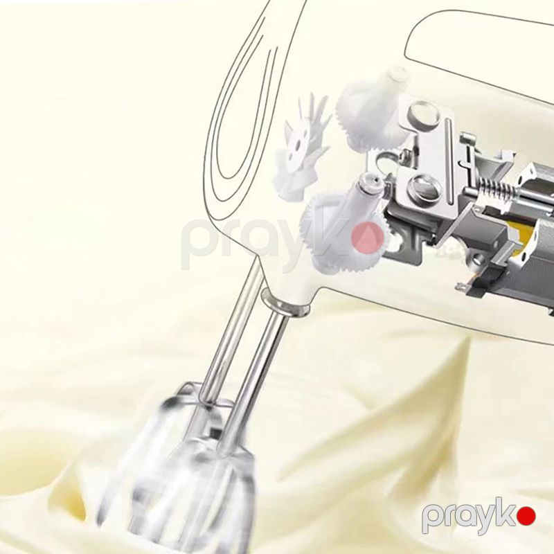 Sokany Elektron Əl Mikseri 5 Sürətli Çırpıcı və Qarmaqlı Elektrikli Əl Mikseri — Blenderlər, xırdalayanlar və mikserlər, Bakı (5)