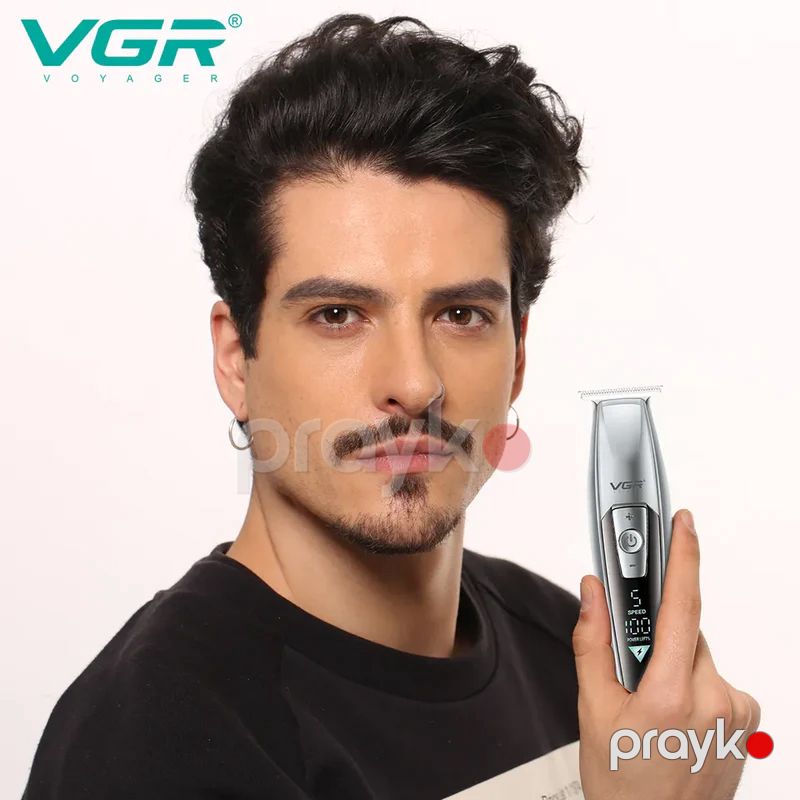 VGR V-970 Professional Kişilər Üçün Trimmer Elektrikli Saç Saqqal Təraş Maşını Ülgüc — Usturalar, trimmerler və epilyatorlar, Bakı (3)