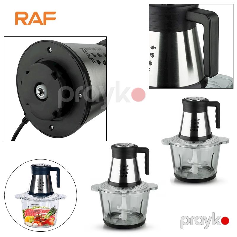RAF Doğrama Maşın 3L Tutumlu Şüşə Qida Prosessoru R.7037 Doğrayıcı 800W Doğrayıcı Şüşə Blender — Blenderlər, xırdalayanlar və mikserlər, Bakı (3)