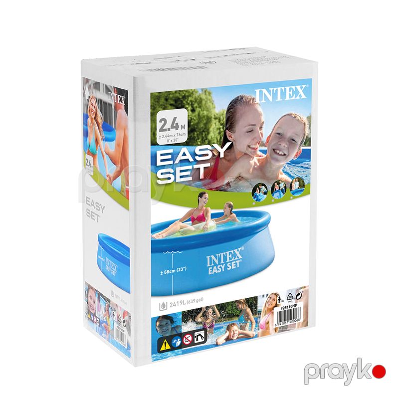 Intex Asan Quraşdırma 244 X 61 sm Hovuz Uşaqlar və Böyüklər üçün Üzgüçülük Hovuzu — İdman, hobi, istirahət, Bakı (4)