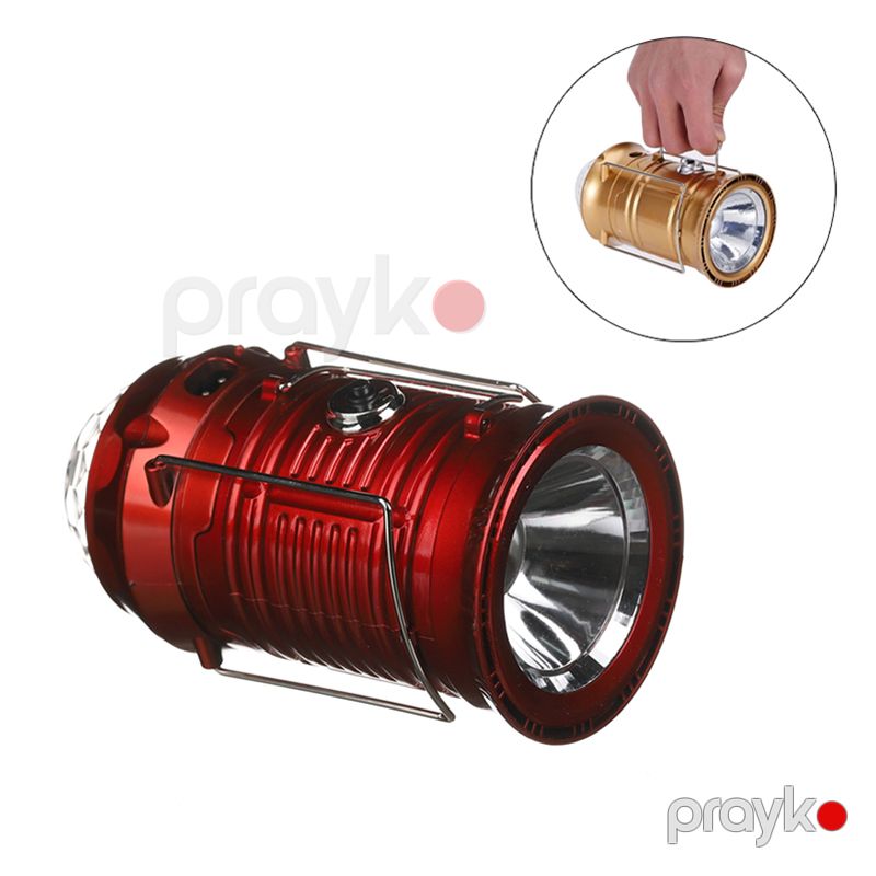 Düşərgə Fənəri Rengli Alov Lampası Günəş Batareyalı LED Gecə Lampası SX-6888T — İdman, hobi, istirahət, Bakı (4)