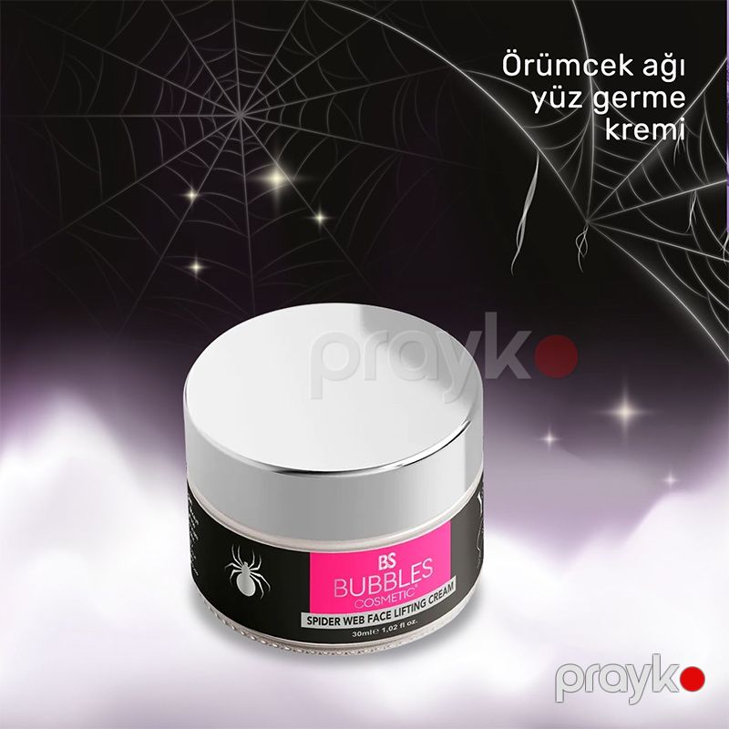Bs Bubbles Cosmetic Hörümçək Toru Maskası Qırışlar Üçün Cavanlaşdırıcı Onarıcı Peptide Ceramide Örümcek Ağı Yüz Dartıcı Krem — Gözəllik və səhiyyə, Bakı (4)