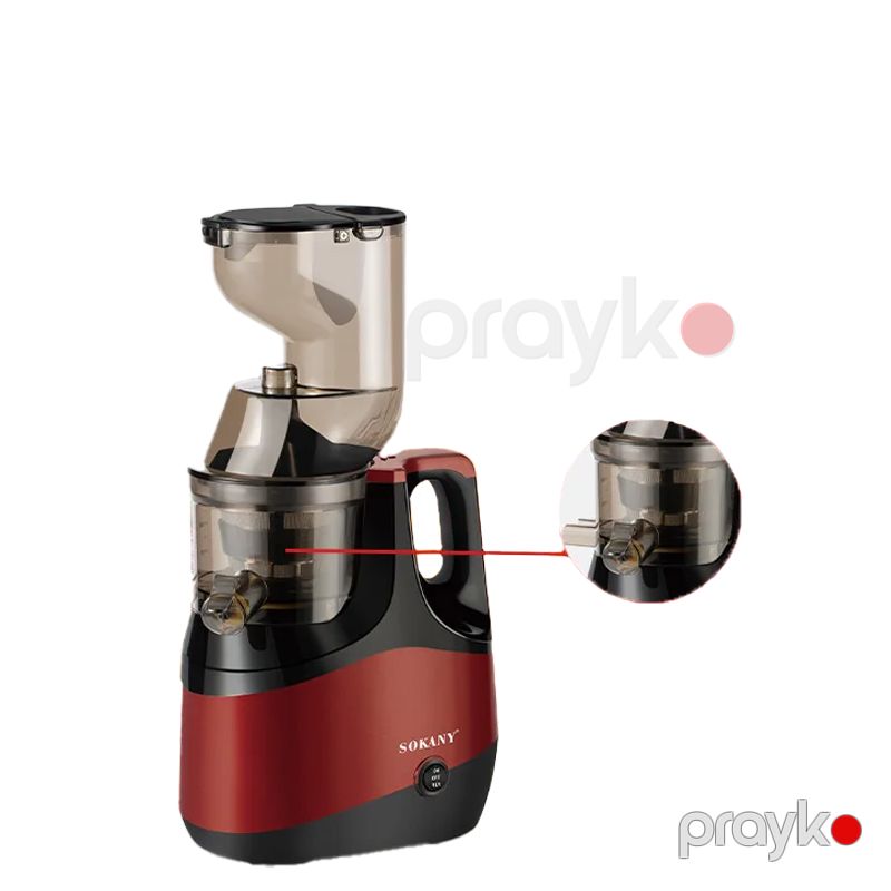 Sokany SK-01005 - Şirəçəkən Elektrikli İki Ötürücülü Meyvə Şirəsi Sıxan 800W Güc — Digər mətbəx texnikası, Bakı (2)