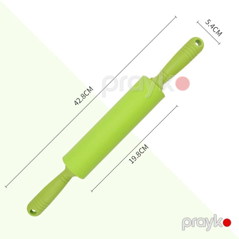 Rəngli Silikon Oxlov Orta Ölçülü Yapışmaz Oxlov Xəmir Yayan 42.8 sm — Qablar və mətbəx əşyaları, Bakı (2)