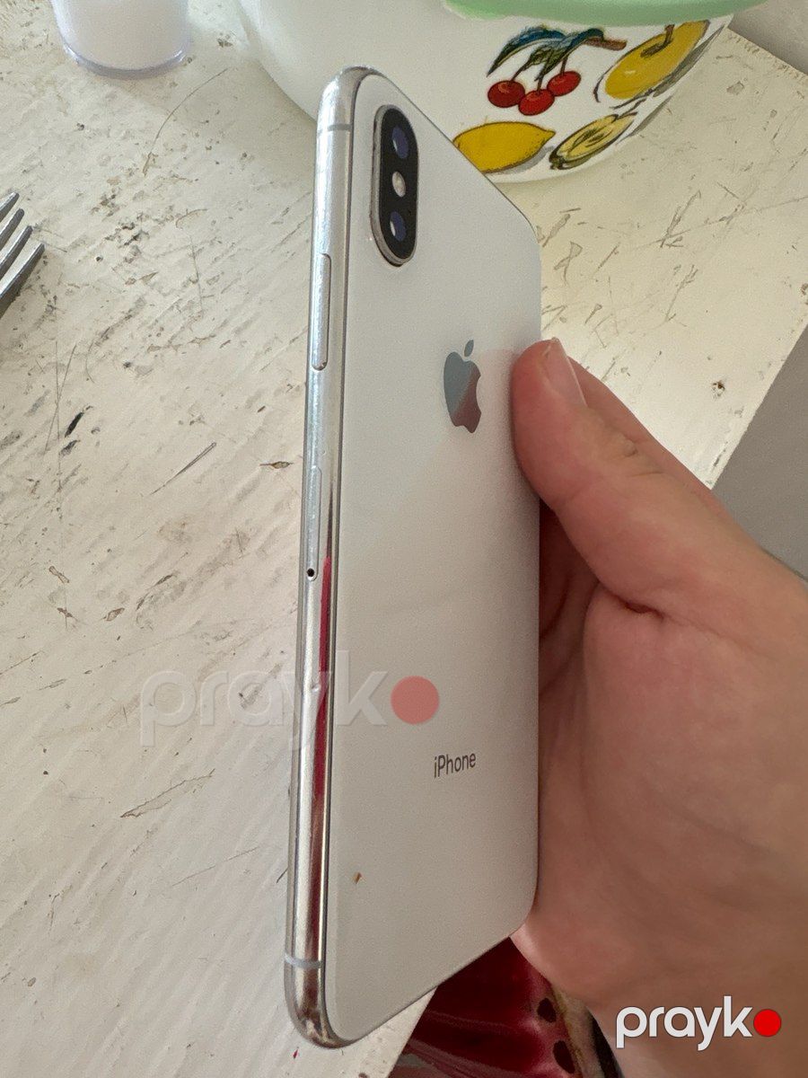 Apple iPhone X Silver 256GB/3GB — Smartfonlar, Bakı (7)