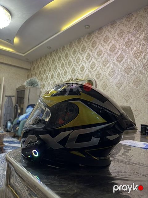 Axor tam üzlü motosiklet dəbilqəsi - Brend/model: Axor (Chrometech — Xırdalan
